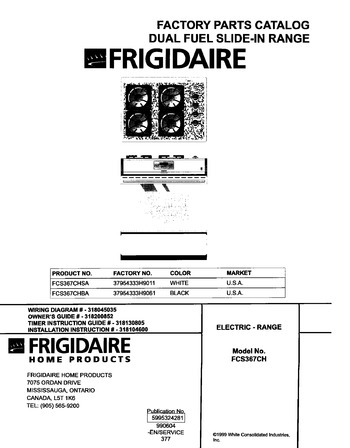 Diagram for FCS367CHBA