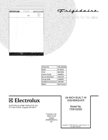 Diagram for FDB102SDW0