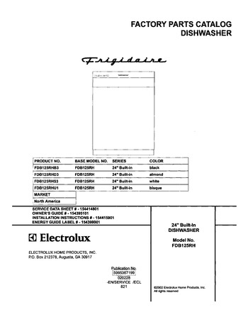 Diagram for FDB125RHU1