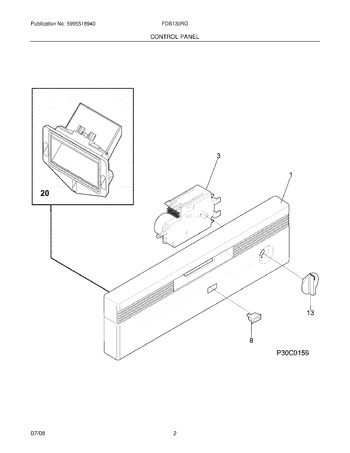 Diagram for FDB130RGB3