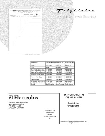 Diagram for FDB1450CHS1