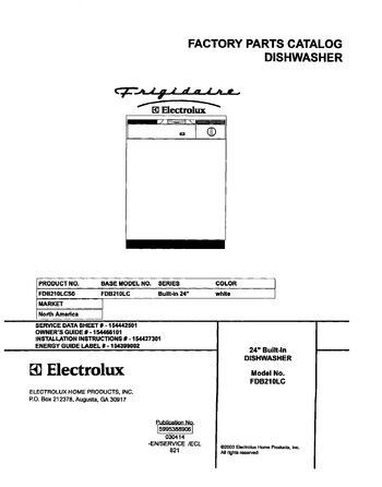 Diagram for FDB210LCS0