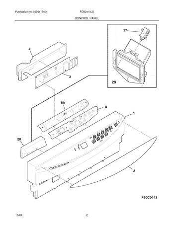 Diagram for FDB2410LDB0