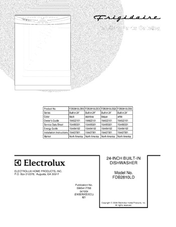 Diagram for FDB2810LDB0