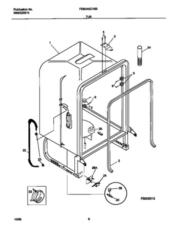 Diagram for FDB345CHS0