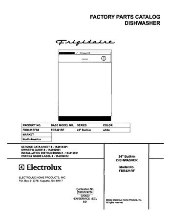 Diagram for FDB421RFS8