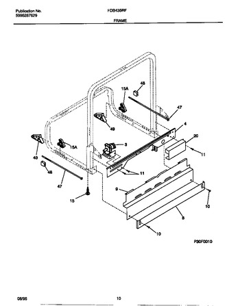 Diagram for FDB435RFR0