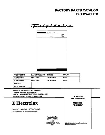 Diagram for FDB435RFR7