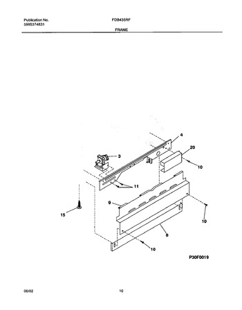 Diagram for FDB435RFR7