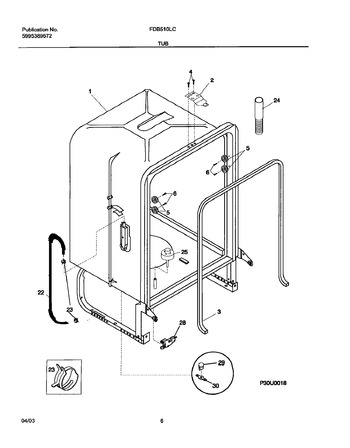 Diagram for FDB510LCB0