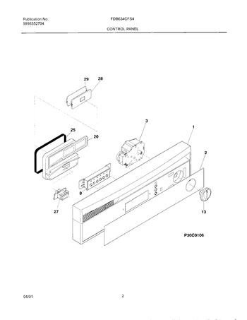 Diagram for FDB634CFS4