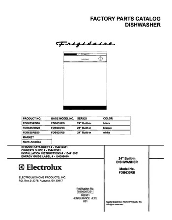 Diagram for FDB635RBS0