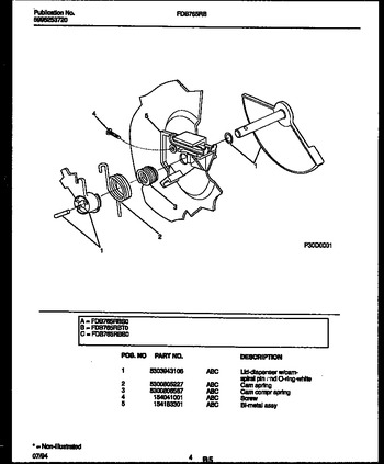 Diagram for FDB765RBT0