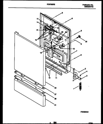 Diagram for FDB765RBT0