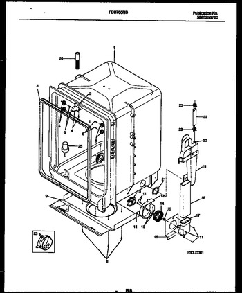 Diagram for FDB765RBT0