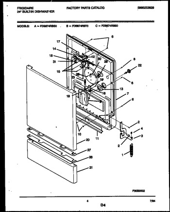 Diagram for FDB874RBB0