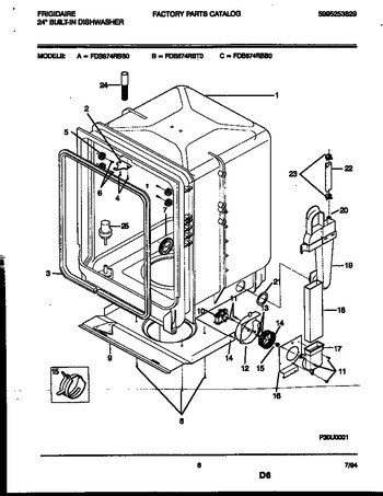 Diagram for FDB874RBB0