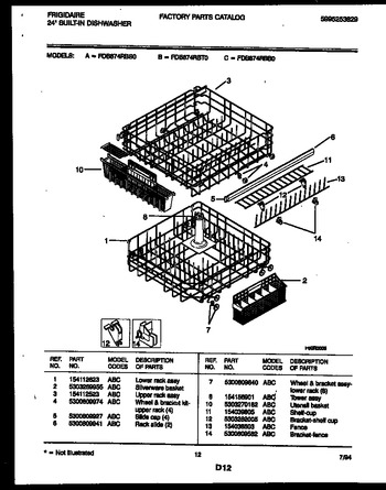 Diagram for FDB874RBB0