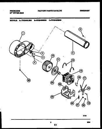 Diagram for FDG546LBT0