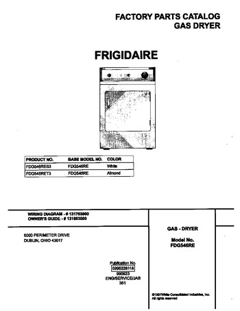 Diagram for FDG546RES3