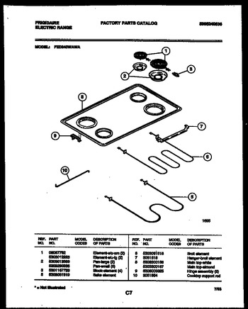 Diagram for FED340WAWA