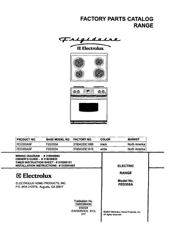 Diagram for FED355ABF