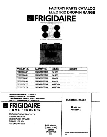 Diagram for FED355CCBH