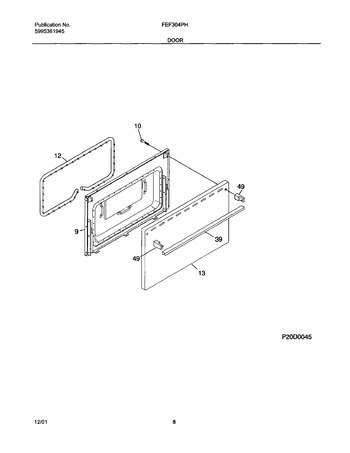 Diagram for FEF304PHWB