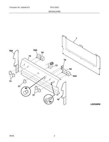 Diagram for FEF312BSE