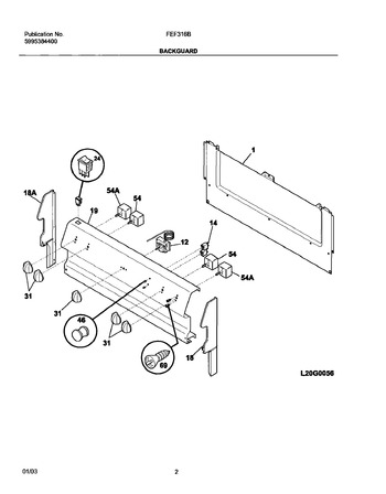 Diagram for FEF316BSA