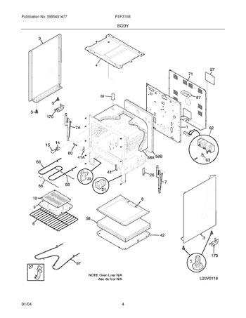 Diagram for FEF316BSC