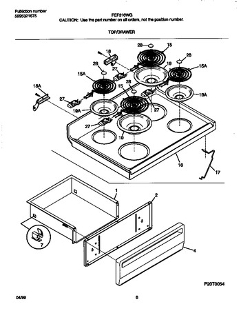 Diagram for FEF316WGTB