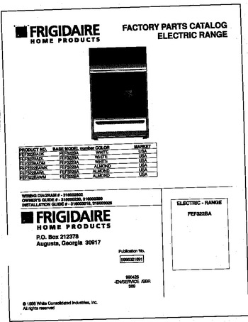 Diagram for FEF322BAWM