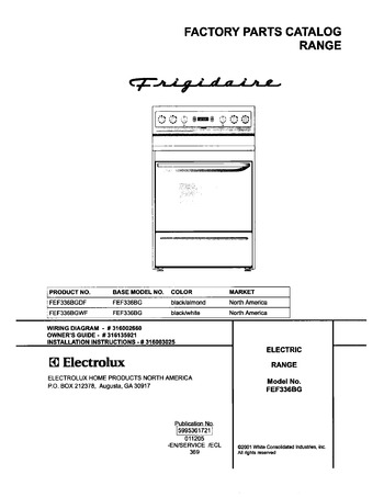 Diagram for FEF336BGWF