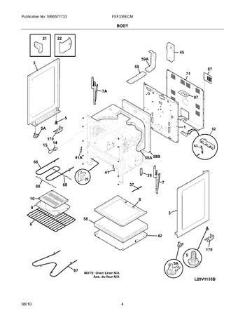 Diagram for FEF336ECM