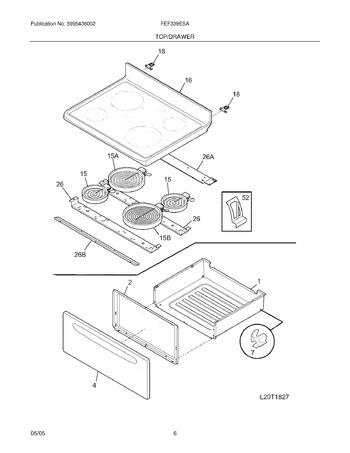 Diagram for FEF339ESA