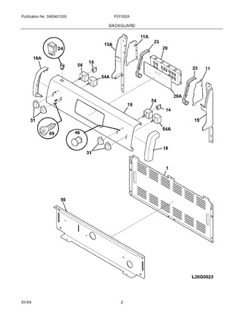 Diagram for FEF352AWG