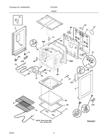 Diagram for FEF352DUB