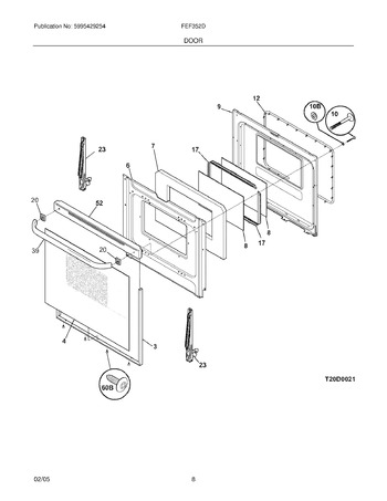 Diagram for FEF352DUB