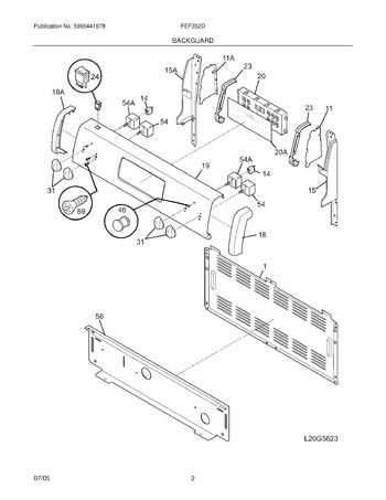 Diagram for FEF352DSC