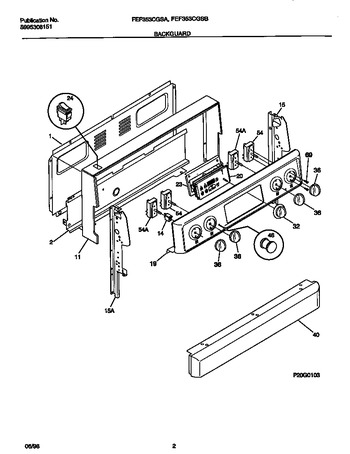 Diagram for FEF353CGSA