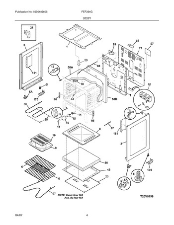 Diagram for FEF354GBA