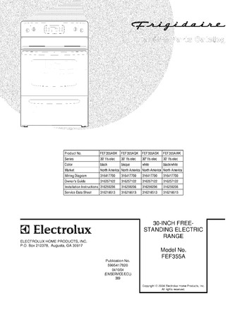 Diagram for FEF355ASK