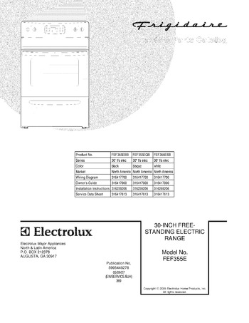 Diagram for FEF355ESB