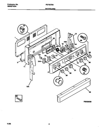 Diagram for FEF357BAWF