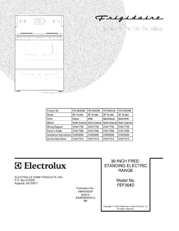 Diagram for FEF364DWB