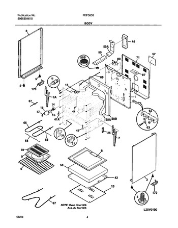 Diagram for FEF365BUD