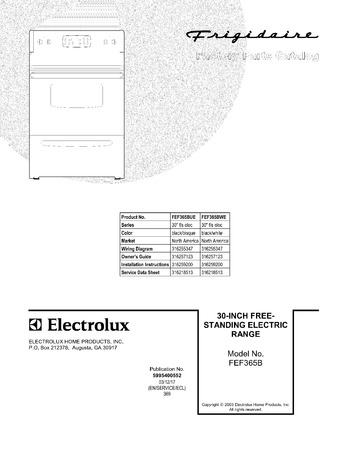 Diagram for FEF365BUE