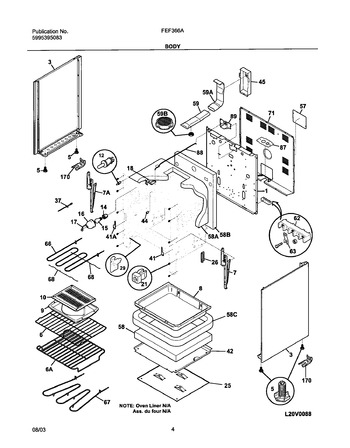 Diagram for FEF366AWG