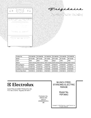 Diagram for FEF366CQE